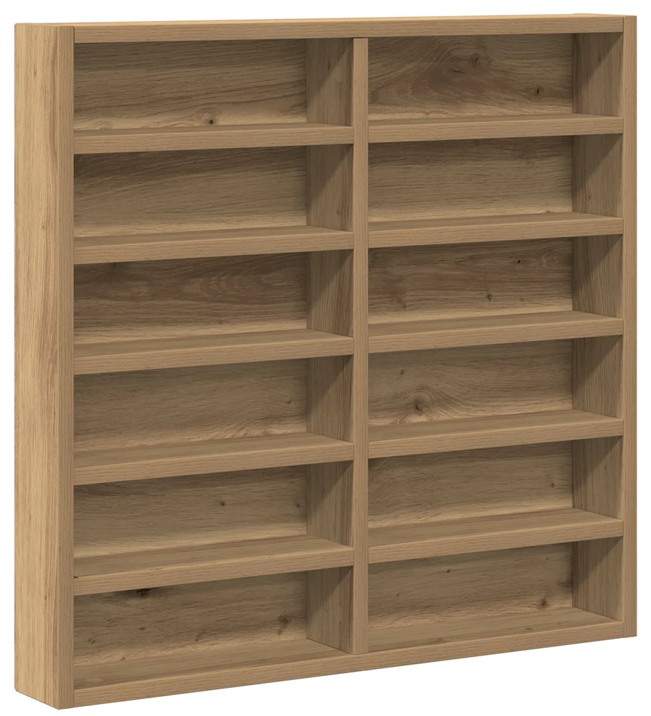 vidaXL Βιτρίνα Καμπίνα από Ξύλο Δρυός 60x8,5x58 εκ. Συνθετικό Ξύλο
