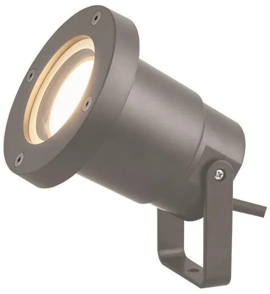 ΣΠOT ΚΗΠΟΥ ΠΛΑΣΤΙΚΟ GU10 IP65 230V Φ95X100 ΓΚΡΙ ARTE ILLUMINA Eurolamp 145-82025