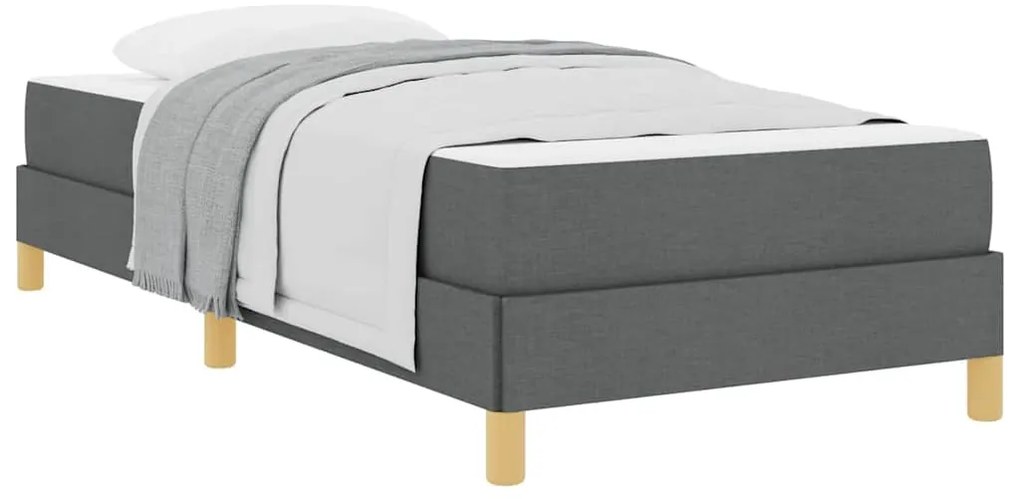 vidaXL Κρεβάτι με ελατήρια Ταμπά, Καφέ 90 x 190 cm