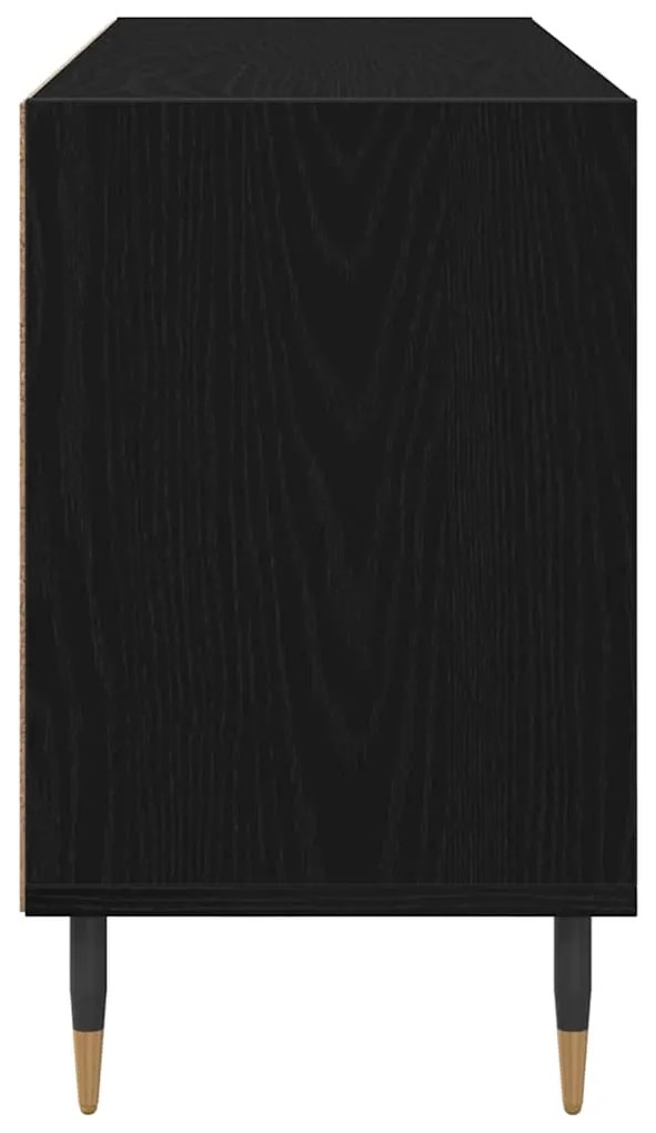 vidaXL Ντουλάπι TV Μαύρη Οξυά 103,5 x 30 x 50 εκ Επεξεργασμένο ξύλο