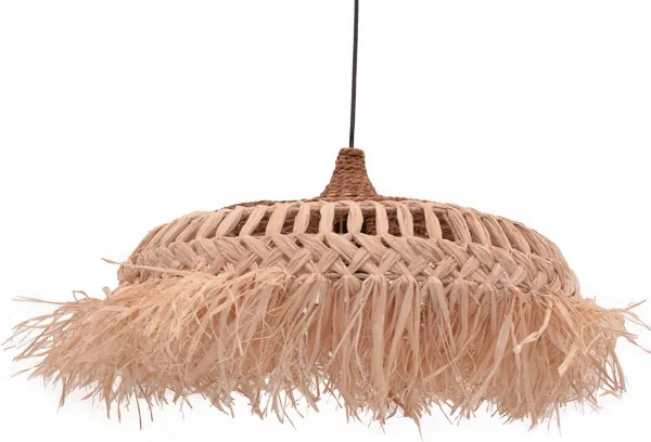 Intrahome Φωτιστικό οροφής Borobe intrahome sisal σε φυσικό χρώμα Φ80x45εκ | SKU: INTRAPA-440111112