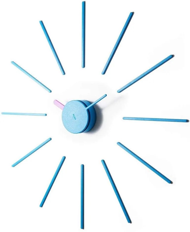 Ρολόι Τοίχου Urchin Blue-Lila Klox Plastic
