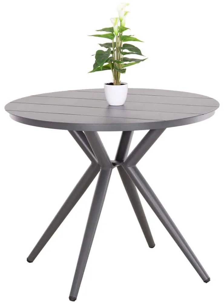 Τραπέζι Κήπου Higer HM6289.01 Φ90x74cm Grey