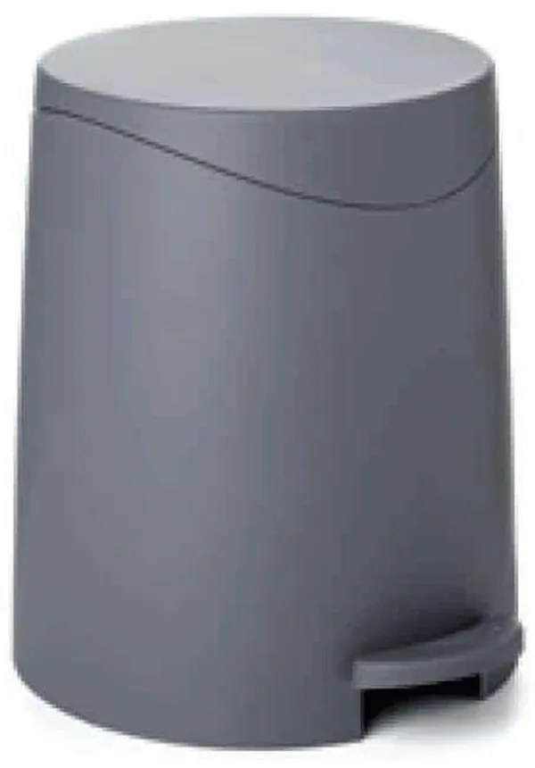 Κάδος Απορριμμάτων Milan 3Lt 06726.002 18x26cm Grey Plastic