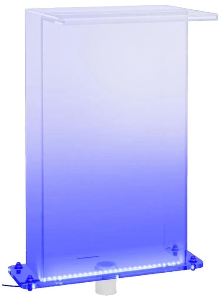 vidaXL Σιντριβάνι Πισίνας με RGB LED 51 εκ. Ακρυλικό