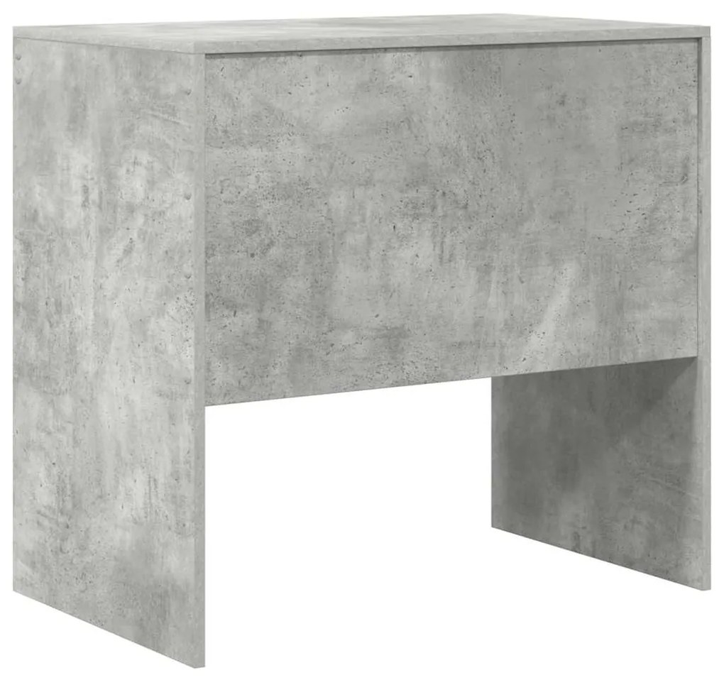 vidaXL Γραφείο Γκρι σκυροδέματος 80 x 50 x 76 εκ. Επεξεργασμένο ξύλο