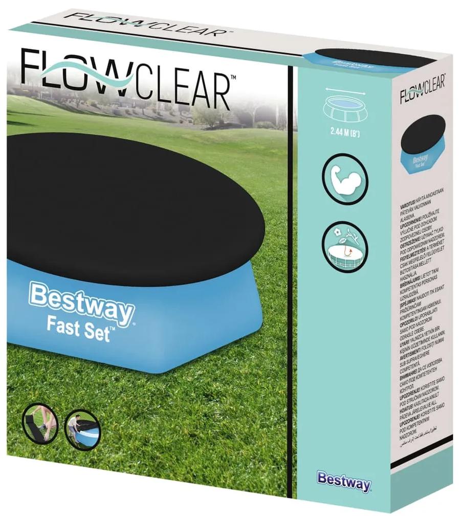 Bestway Κάλυμμα Πισίνας Flowclear Fast Set 240 εκ.