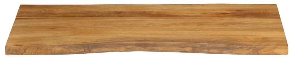 vidaXL Επιφάνεια Τραπεζιού 110x60x3,8 εκ. Live Edge Μασίφ Ξύλο Μάνγκο