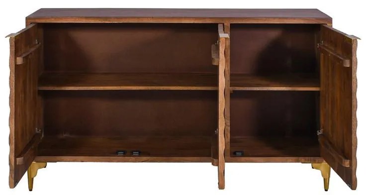 Κομότα-μπουφές Amrita Fylliana Καφέ 150x40x85 εκ. 150x40x85 εκ.