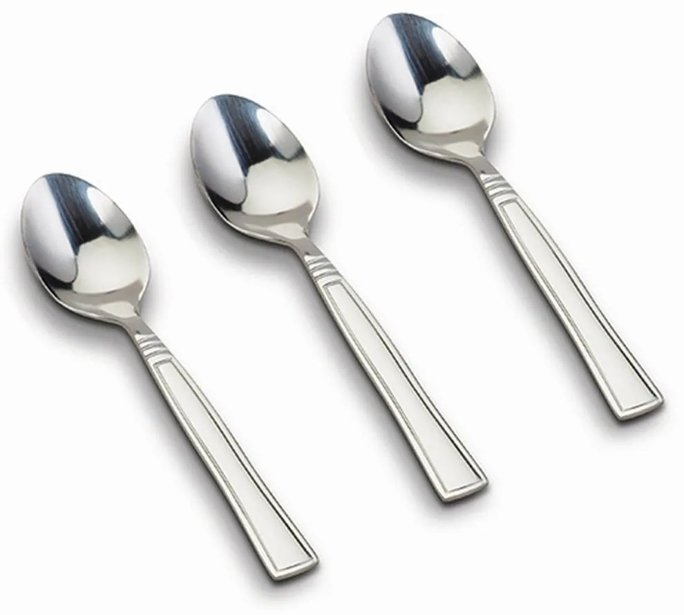 Κουταλάκι Του Γλυκού (Σετ 3τμχ) Acer 10-127-053 13,5cm Inox Nava Stainless Steel