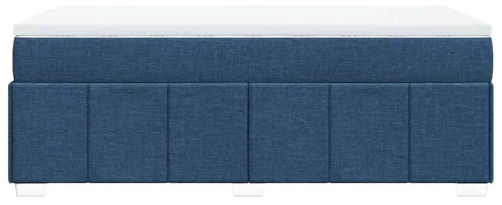 ΚΡΕΒΑΤΙ BOXSPRING ΜΕ ΣΤΡΩΜΑ ΜΠΛΕ 100 X 200 ΕΚ. ΥΦΑΣΜΑΤΙΝΟ 3285455