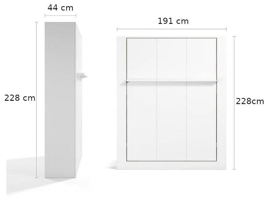 Σετ Κρεβατοκάμαρας Nova Queen - Dafne Γυαλιστερό 150x200cm