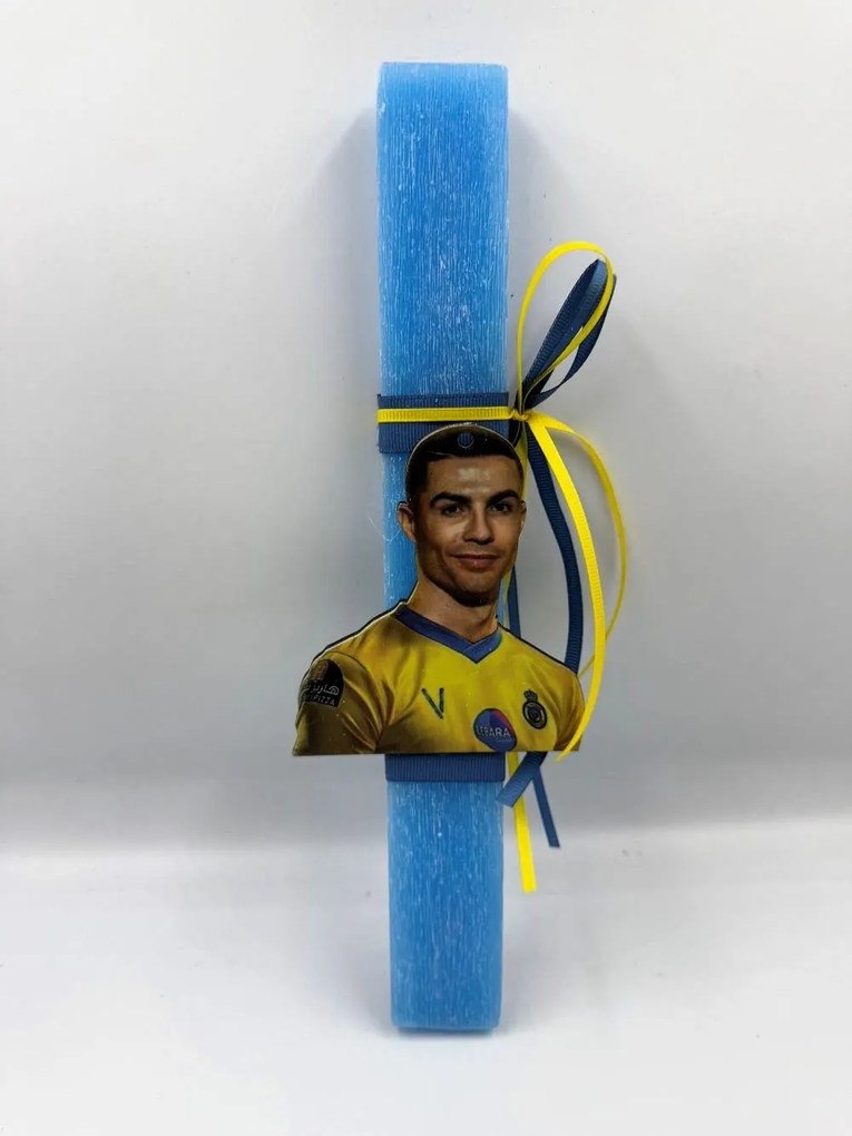 Τύπου Ρονάλντο - Ronaldo Αρωματική λαμπάδα - Σετ Λαμπάδα και πλάτη με βάση
