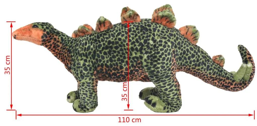 Δεινόσαυρος Στεγόσαυρος Όρθιος Πράσινο/Πορτοκαλί XXL Λούτρινος - Πράσινο