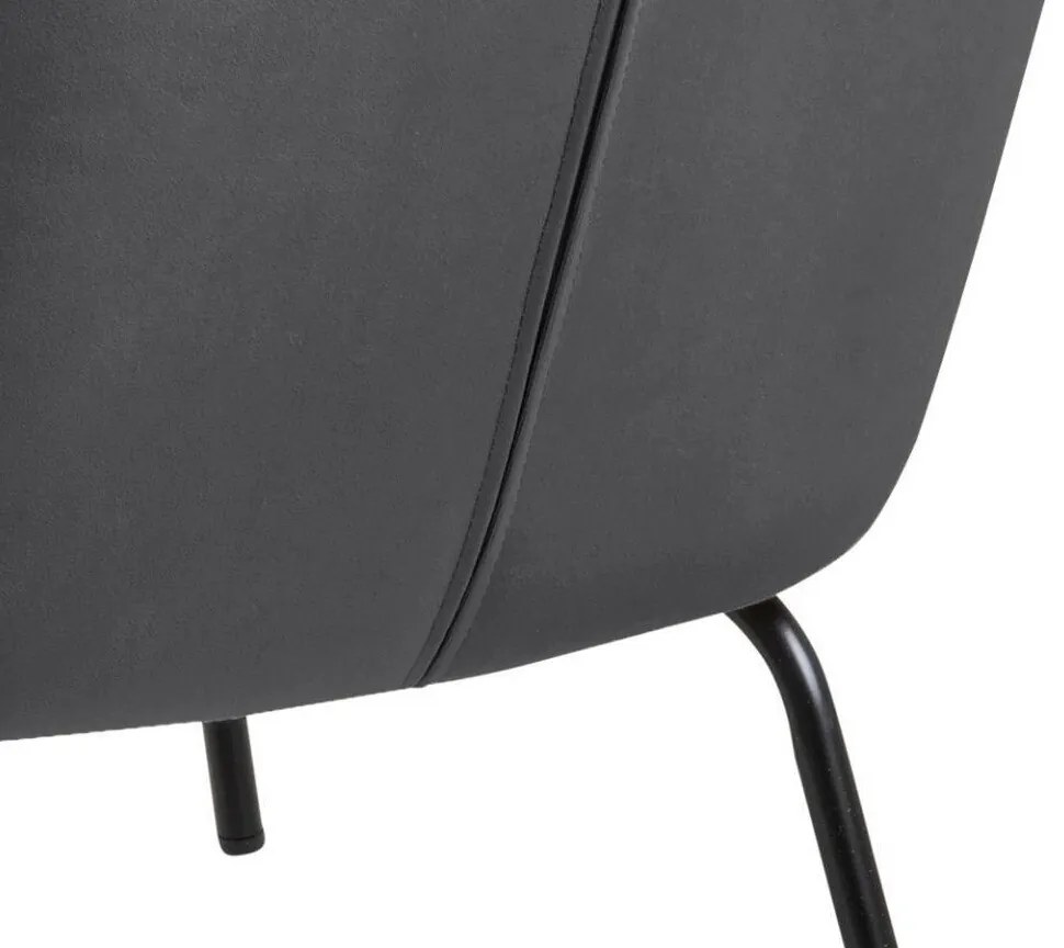Πολυθρόνα Oakland 525, Γκρι, 83x75x75cm, Ταπισερί, Πόδια: Μεταλλικά