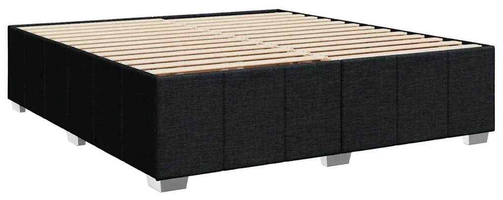 ΚΡΕΒΑΤΙ BOXSPRING ΜΕ ΣΤΡΩΜΑ ΜΑΥΡΟ 200X200 ΕΚ. ΥΦΑΣΜΑΤΙΝΟ 3287191