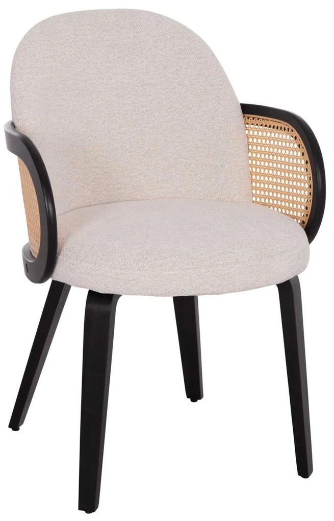 ΠΟΛΥΘΡΟΝΑ ΤΡΑΠΕΖΑΡΙΑΣ BECKER HM18246.02 PLYWOOD ΜΑΥΡΟ--ΕΚΡΟΥ ΥΦΑΣΜΑ 54x62x79Υεκ.