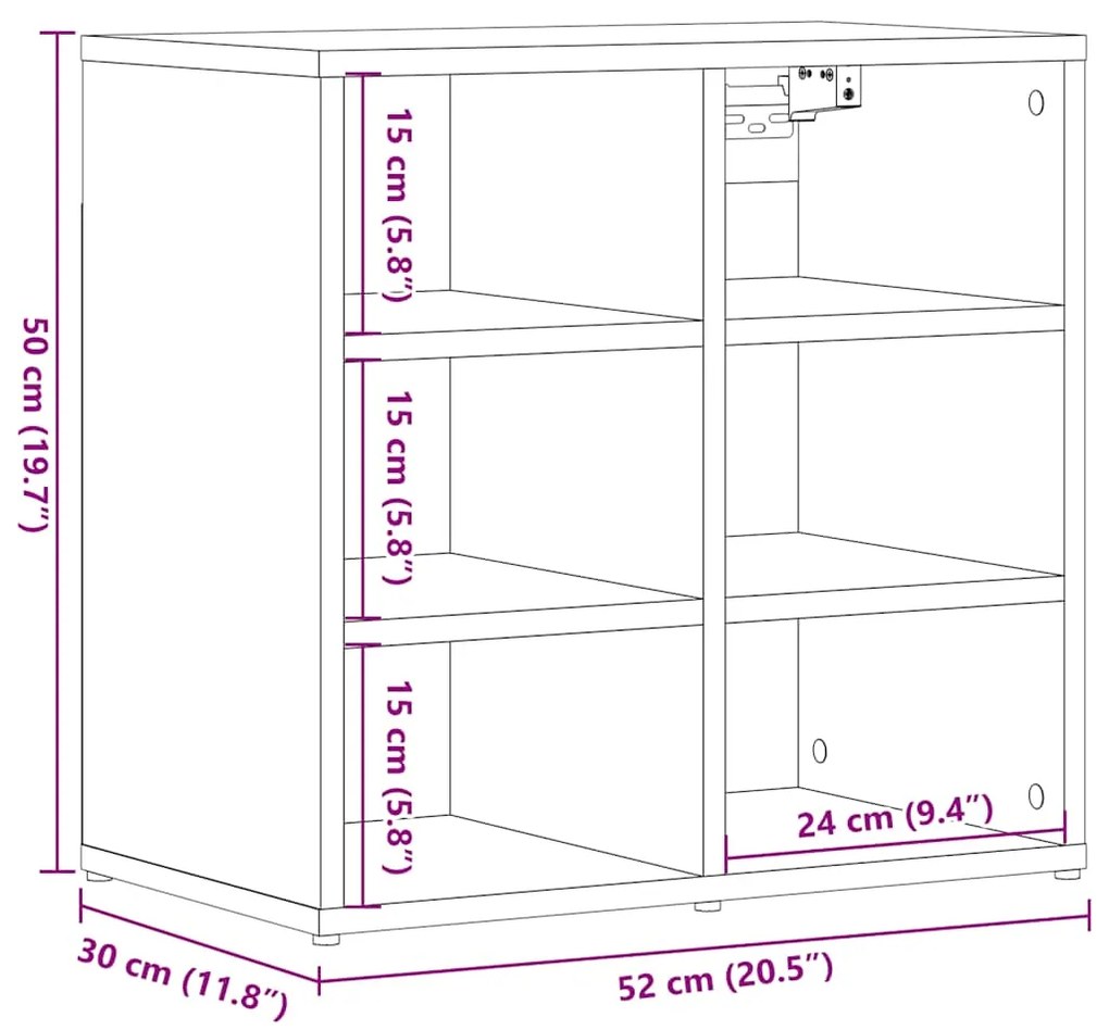 ΝΤΟΥΛΑΠΑ ΠΑΠΟΥΤΣΙΩΝ ΠΑΛΙΟ ΞΥΛΟ 52X30X50 ΕΚ 857033