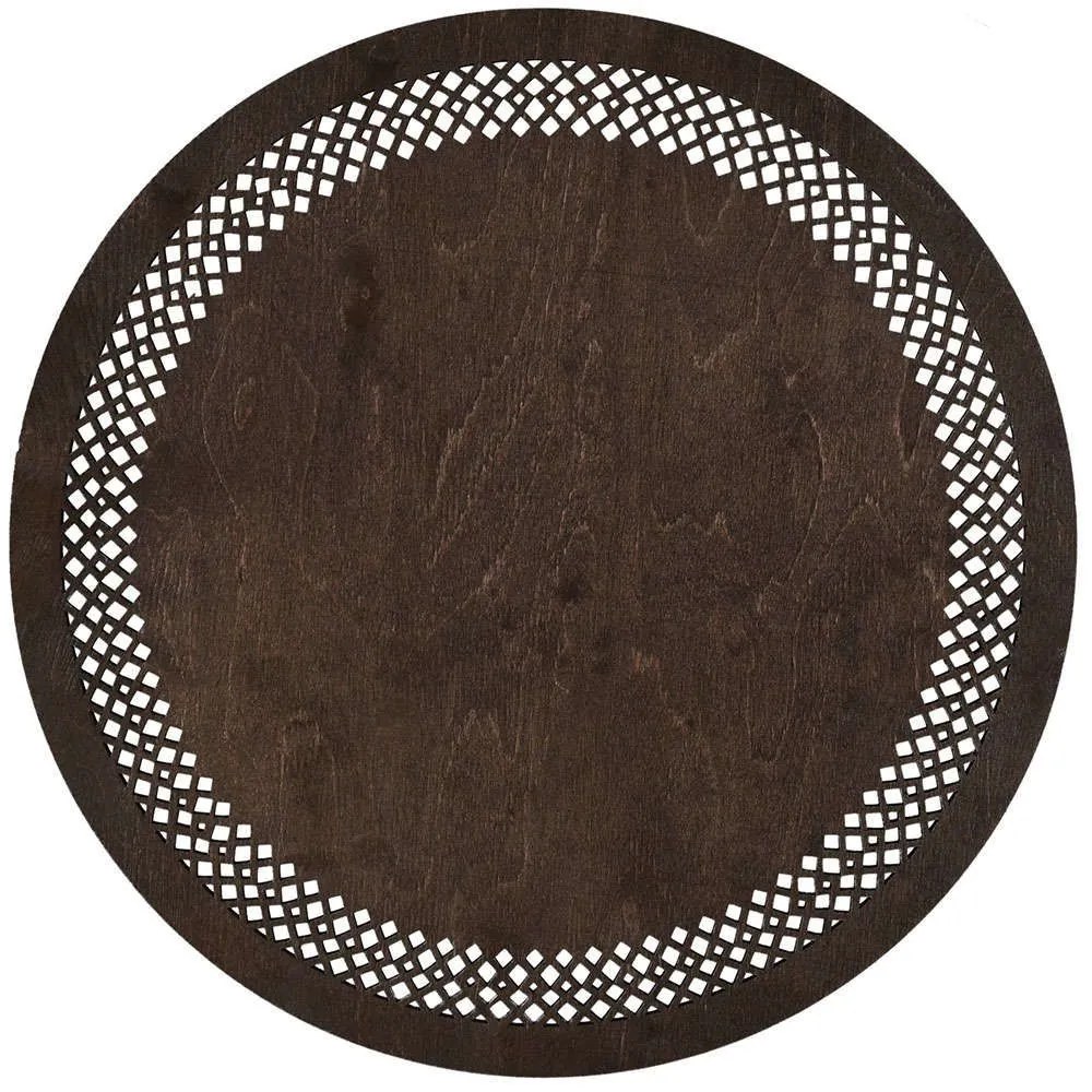 Σουπλά Seljuk (Σετ 4Τμχ) 790PYN1139 36x36cm Wenge Hermia Wood