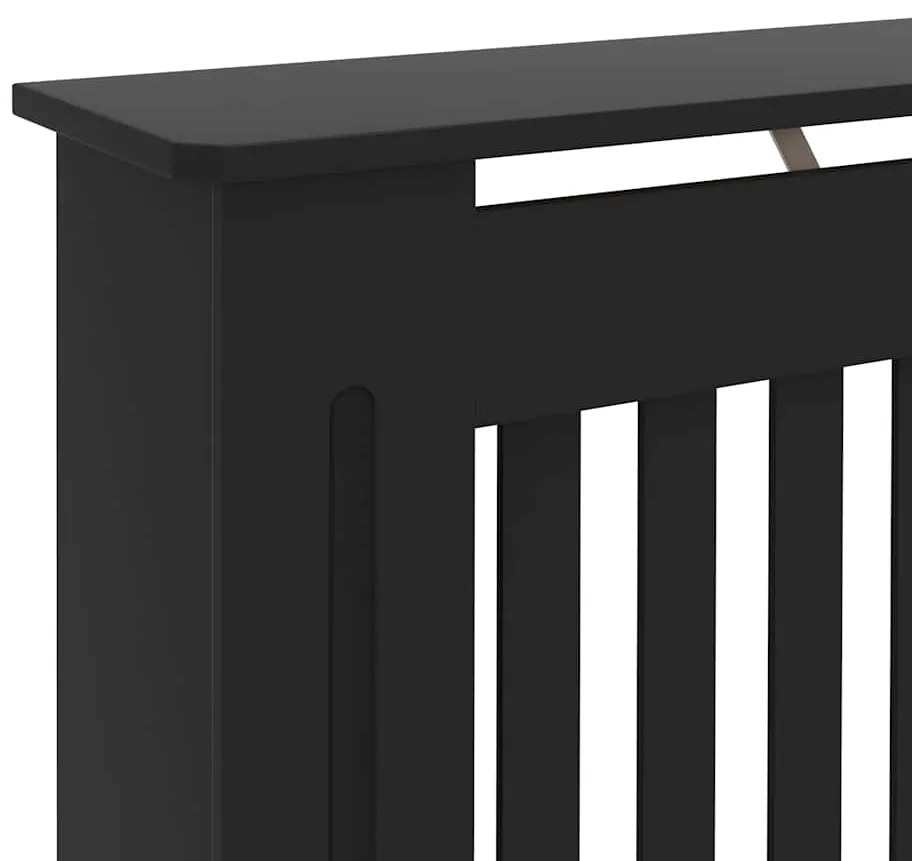 vidaXL Κάλυμμα Καλοριφέρ Μαύρο 172 x 19 x 81,5 εκ. από MDF
