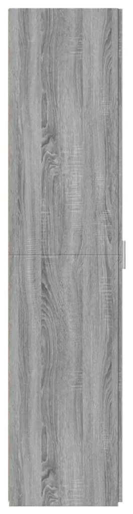 vidaXL Ντουλάπι Γκρι Sonoma 45x42,5x185 εκ. από Επεξεργασμένο Ξύλο