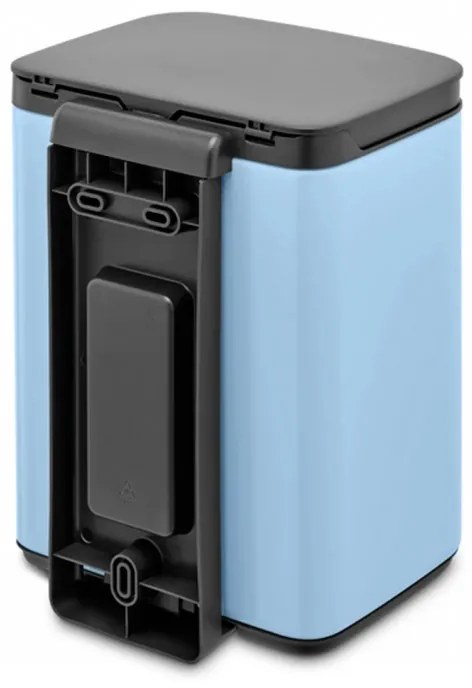 Κάδος Brabantia Bo Small 1006626, 4 L, Ομαλό και αθόρυβο άνοιγμα, Αντιολισθητική βάση, Μπλε ανοιχτόχρωμο