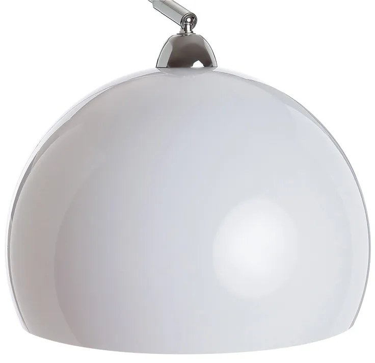 Φωτιστικό δαπέδου Fenxi pakoworld Ε27 μέταλλο σε λευκή-ασημί απόχρωση 105x30x178εκ