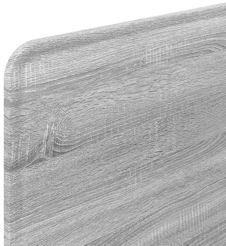 vidaXL Κεφαλάρι με κεφαλάρι Γκρίζο Σονομα 100 cm Επεξεργασμένο ξύλο