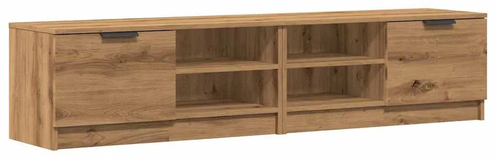 vidaXL Σετ ντουλάπι τηλεόρασης 2 τεμαχίων Artisan Oak 80x35x36,5 cm