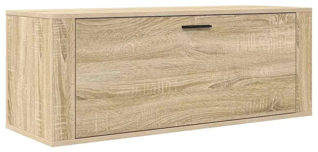 vidaXL Παπουτσοθήκη Επιτοίχια Sonoma Δρυς 100x35x38εκ Επεξ. Ξύλο