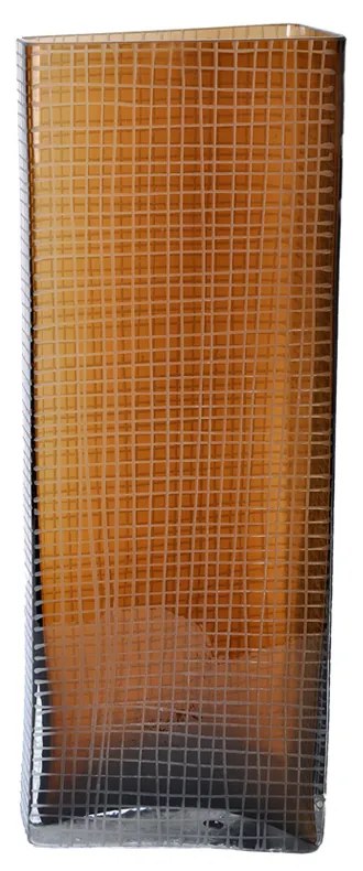 GRAVIR HONEY ΒΑΖΟ ΓΥΑΛΙ ΚΑΦΕ 15,5x11,5xH43,5cm - 020137 - 020137