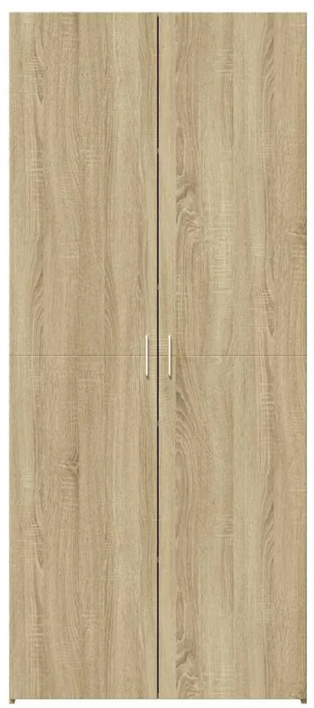 vidaXL Ντουλάπι Sonoma Δρυς 70x42,5x185 εκ. από Επεξεργασμένο Ξύλο