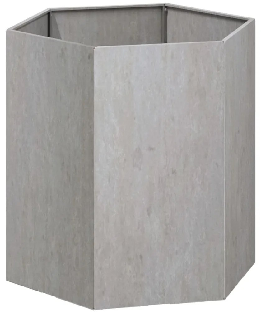 vidaXL Ζαρντινιέρα Σκουρ. 40 x 40 x 45 εκ. Ατσάλι Σκληρυθέν στον Αέρα