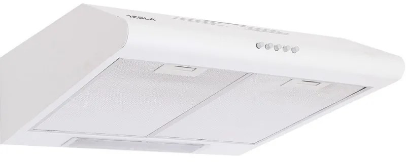 Απορροφητήρας Tesla DB600SW, 110 W, 1 μοτέρ, 3 επίπεδα ταχύτητας, 2 φίλτρα αλουμινίου, 280 m3/h, Λευκό