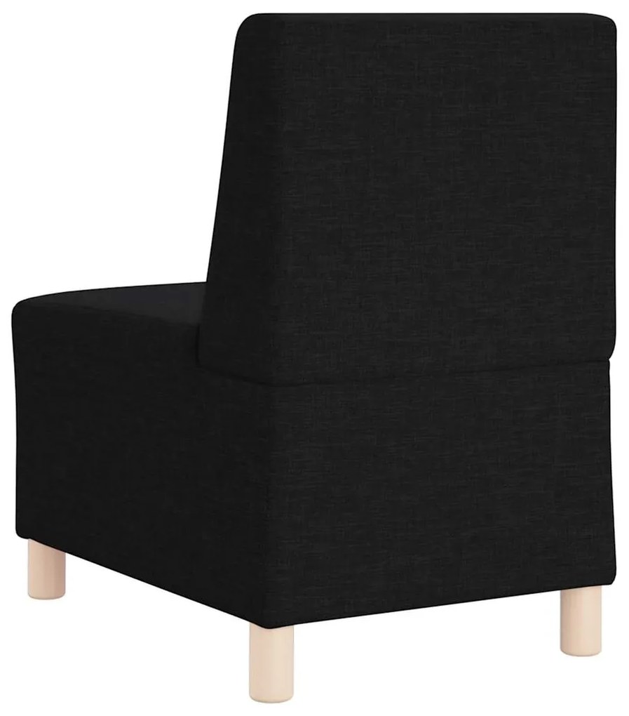 vidaXL Μοναδικός Καναπές χωρίς Χερούλια 2 pcs Μαύρο 55 x 74 x 82 εκ.