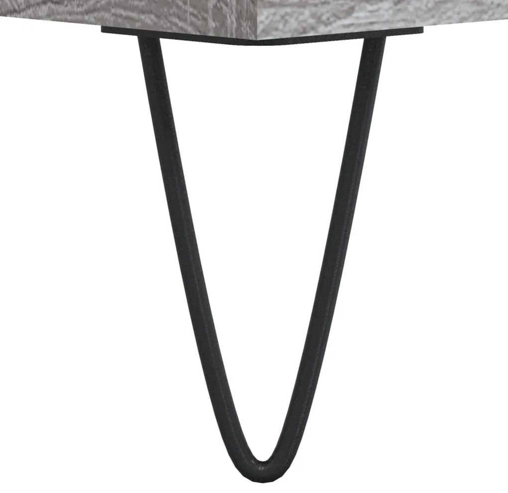 vidaXL Έπιπλο Δίσκων Γκρι Sonoma 100x38x48 εκ. από Επεξεργασμένο Ξύλο