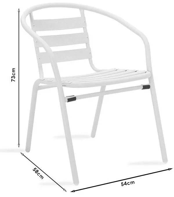 Καρέκλα - Πολυθρόνα Tade μέταλλο ανθρακί 54x62x74 εκ. 54x58x73 εκ.