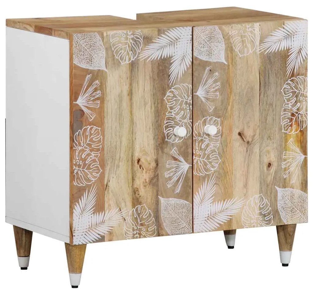 Ντουλάπι Μπάνιου 62 x 33 x 58 εκ. από Μασίφ Ξύλο Μάνγκο