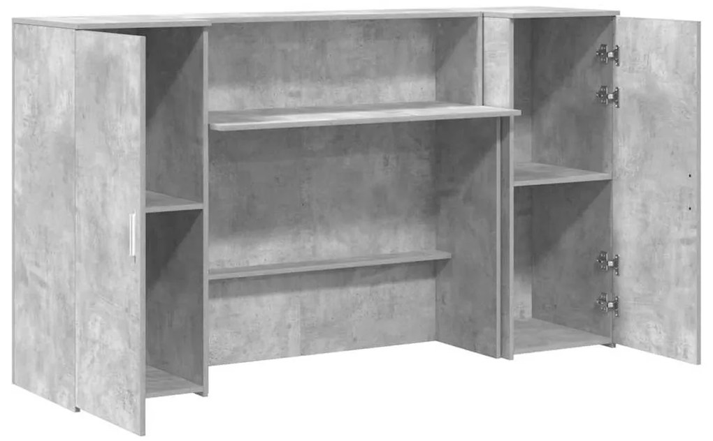 vidaXL Γραφείο υποδοχής 180x50x103,5 εκ. Επεξεργασμένο Ξύλο