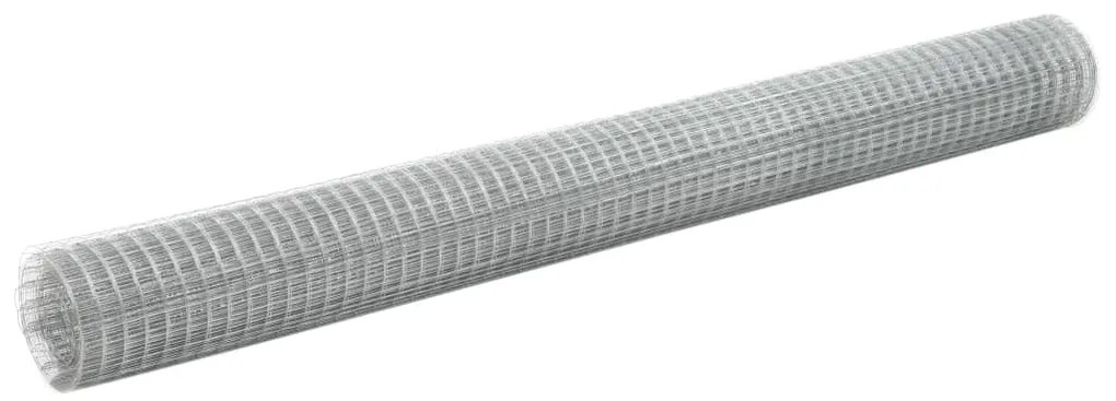 vidaXL Συρματόπλεγμα Κοτετσόσυρμα Ασημί 10 x 1,5 μ. Γαλβαν. Ατσάλι