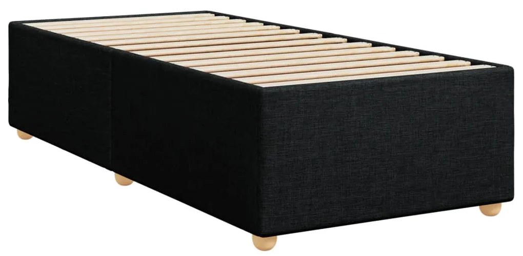 ΚΡΕΒΑΤΙ BOXSPRING ΜΕ ΣΤΡΩΜΑ ΜΑΥΡΟ 80 X 200 ΕΚ. ΥΦΑΣΜΑΤΙΝΟ 3288809