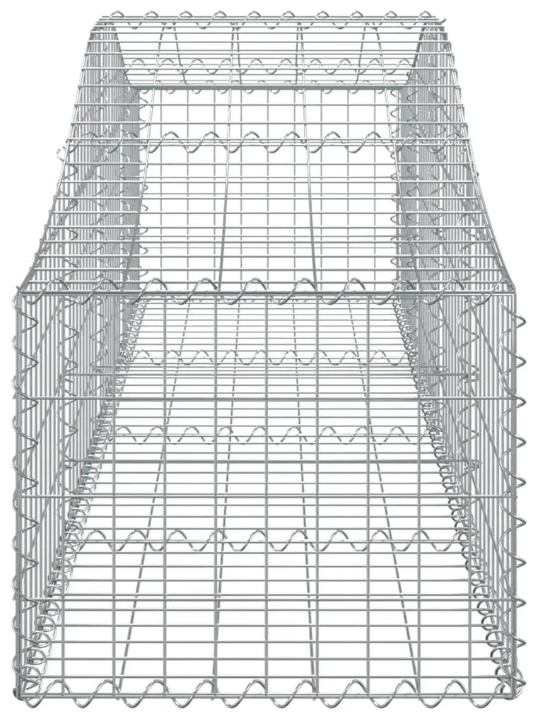 vidaXL Συρματοκιβώτια Τοξωτά 13 τεμ. 200x50x40/60 εκ. Γαλβαν. Ατσάλι