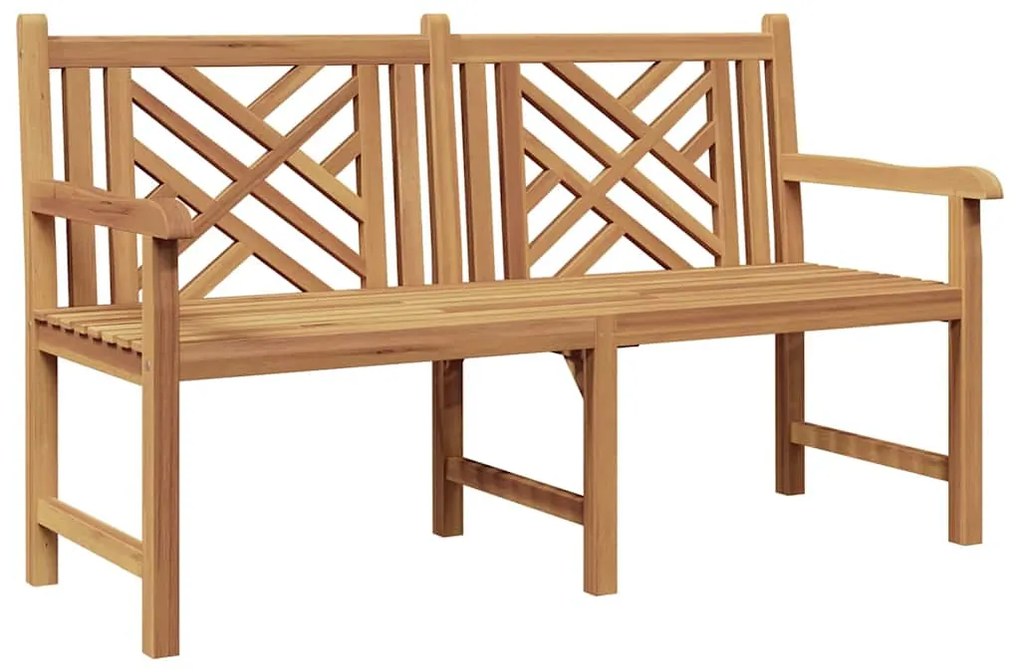 vidaXL παγκάκι Καφέ 150 x 60 x 90 εκ Στερεό Ξύλο Τίκ