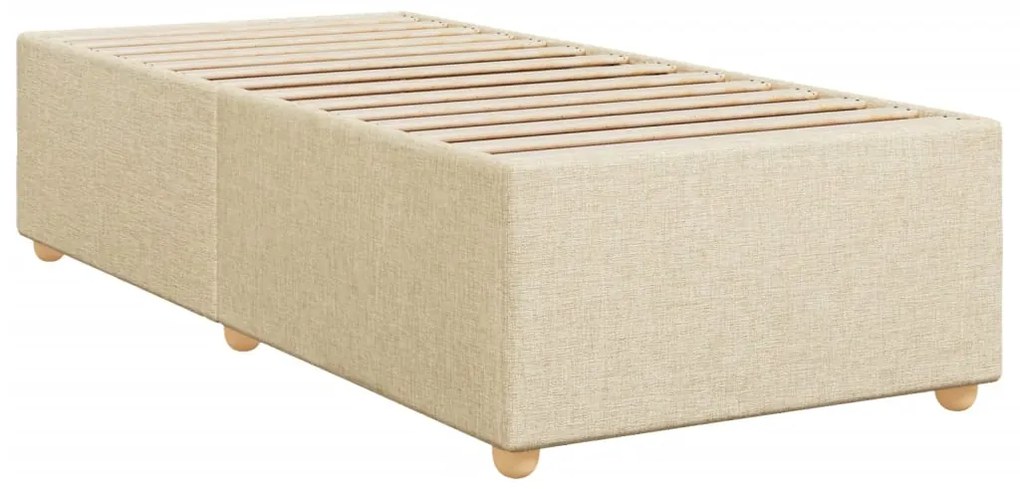 ΚΡΕΒΑΤΙ BOXSPRING ΜΕ ΣΤΡΩΜΑ ΚΡΕΜ 80 X 200 ΕΚ. ΥΦΑΣΜΑΤΙΝΟ 3291126