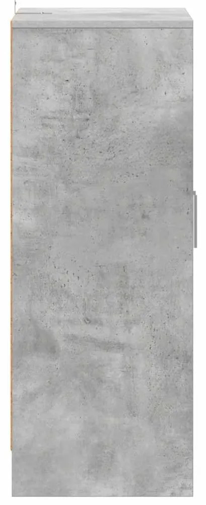 vidaXL Παπουτσοθήκη Γκρι Σκυροδέματος 60 x 35 x 92 εκ. από Επεξ. Ξύλο