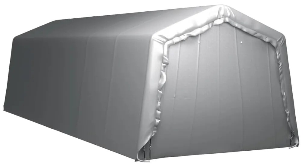 vidaXL Τέντα Αποθήκευσης Γκρι 300 x 900 εκ. Ατσάλινη