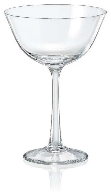 Ποτήρι Σαμπάνιας Κολωνάτο Pralines (Σετ 4Τμχ) 170ml Κρυστάλλινο Clear Βοημίας Κρύσταλλο