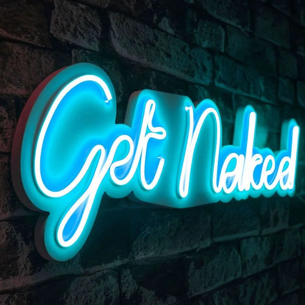 Διακοσμητικό Φωτιστικό Τοίχου Get Naked 395NGR2116 62x2x20cm Led 13,6W Blue Wallity