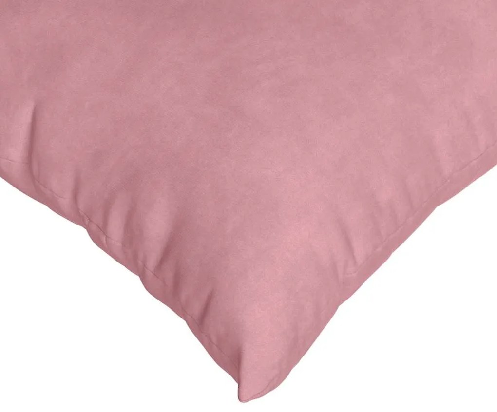 vidaXL Μαξιλάρι Καναπέ 2 pcs Ροζ 60 x 60 cm Υφασμάτινο Κορντουρά