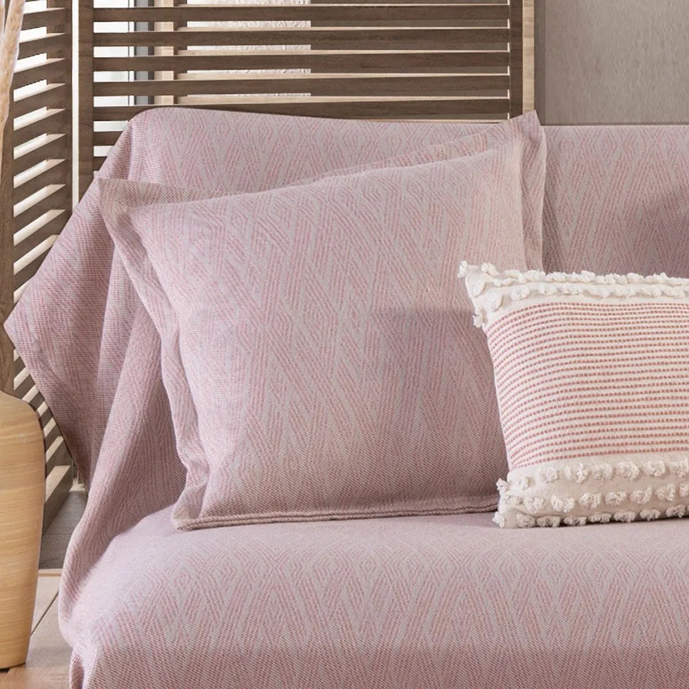 Διακοσμητικό Μαξιλάρι (50x50) Nef-Nef Homeware Colton Pink